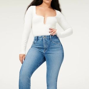 GOOD CURVE SKINNY NATURAL FRAY | BLUE860BLUE860 / 4